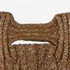 Pleatsmama Mini Crossbow Bag Glitter Camel