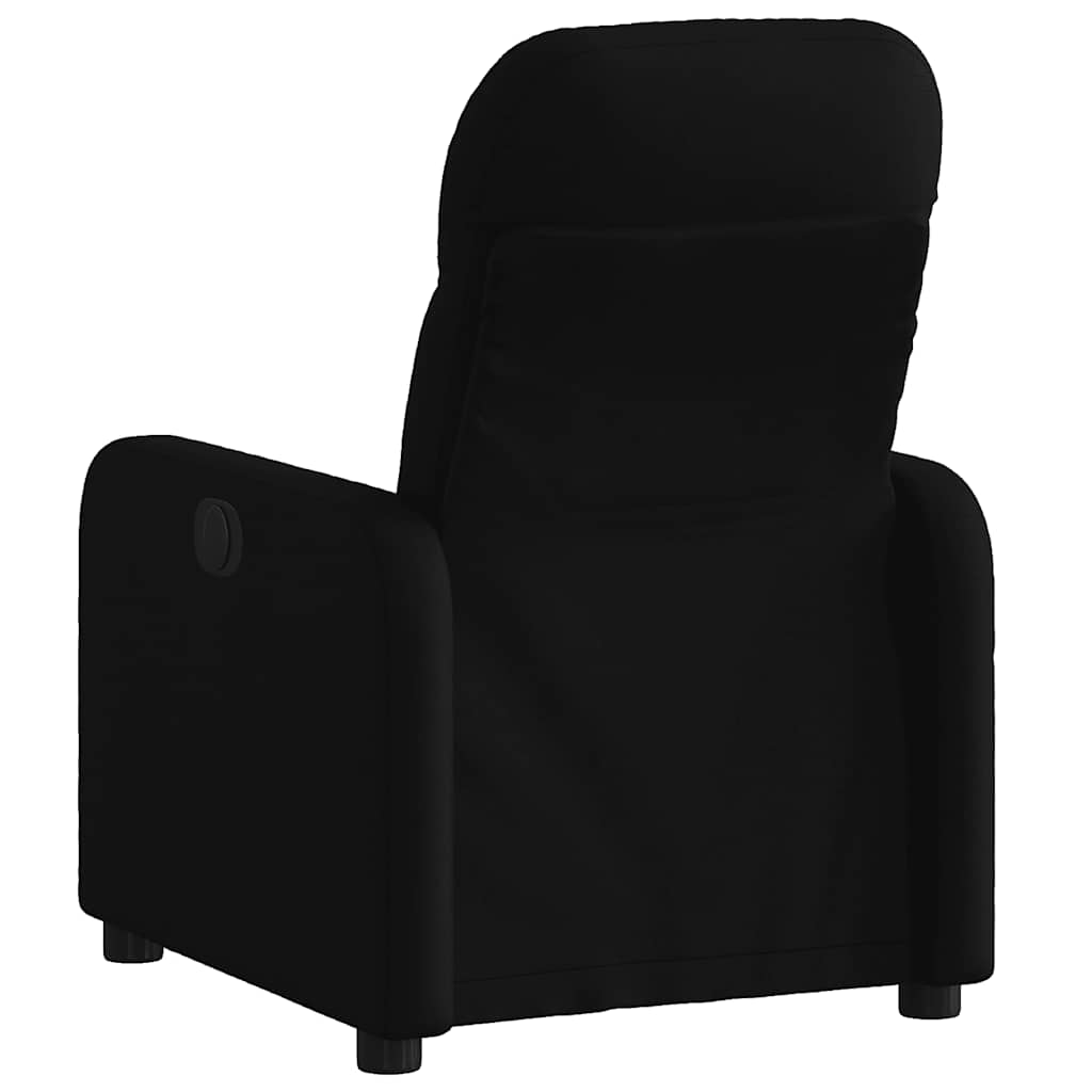Recliner Chair Black Fabric