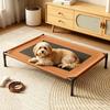 Summer breathable pet marching bed, moisture resistant off the ground, cat and dog beds, small and medium-sized dog beds