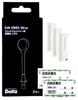 [Genuine Manufacturer] EW0985-W Tongue Cleaning Nozzle Replacement Nozzle for Jet Washer Doltz (2 Nozzles) + 3 Individually Packaged Dental Floss