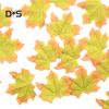 KPOP 50ks Umělé podzimní javorové listy Svatební párty Scrapbooking Dekor Foto rekvizita