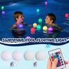 Floating Pool Lights,16 Colors Changing Remote Control LED Ball Lights,3.15inch IP68 Pool Glow Ball Lights, Light Up Glow Balls For Pool Beach Garden
