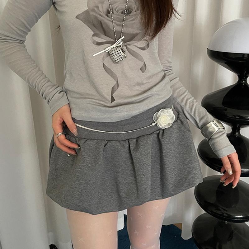 Elegant Rose Waist Chain Choker Necklace Imitation Pearls Floral Collar Chain Jewelry for Women Adjustable Length