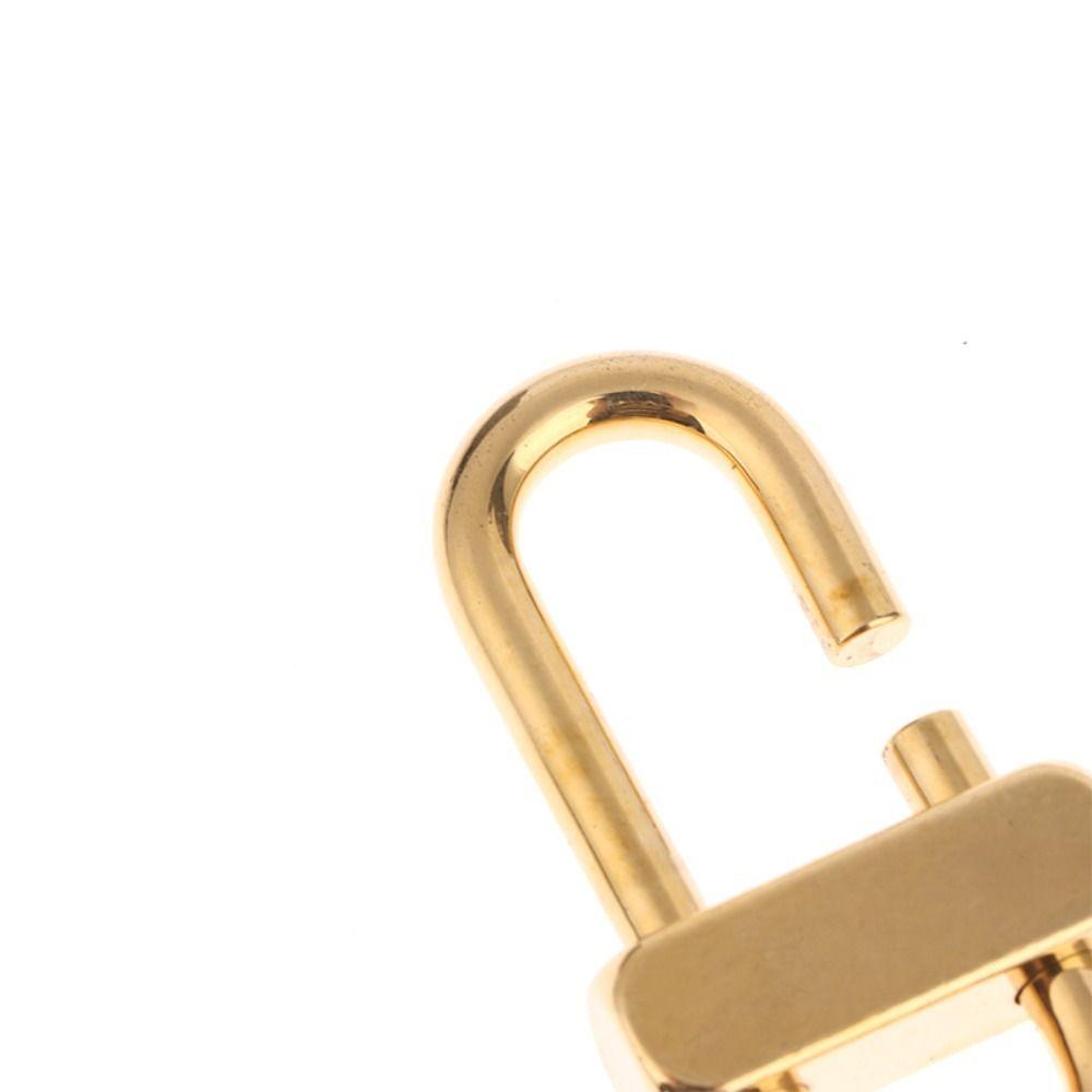 Lock Clamp Metal Buckle Clip Chain Strap Lock Clip Key Chain Creative Brass Keychain  Decorate