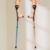 Forearm Crutches Balancing Sturdy Aluminum Alloy for All Terrain Seniors