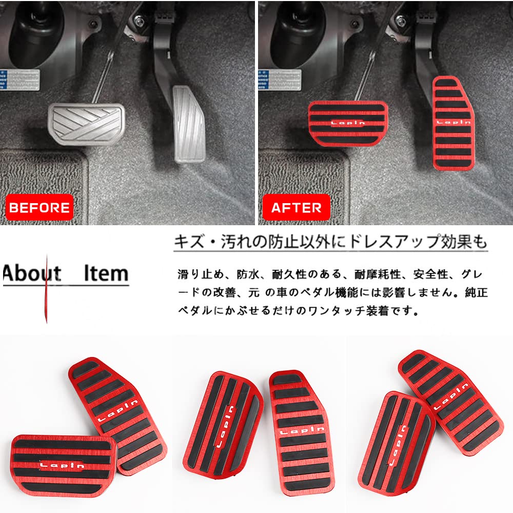 BOYOUS [Latest Model] Suzuki Altrapan Altrapan LC HE33S Aluminum Pedal