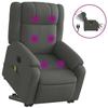 VidaXL Electric Massage Recliner Dark Grey Fabric 3205239