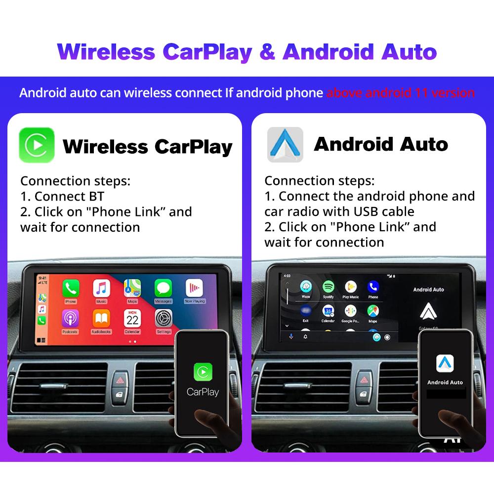 10.25" Multimedia  Player GPS Carplay Car Radio For BMW 5 Series F10 F11 2011-2017 CIC NBT System Android 13