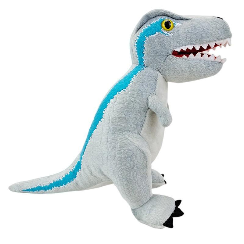 

Simulation Dinosaur Plush Toy Fashion Comfortable Throw Pillow Cushion Gift Doll Grey Blue