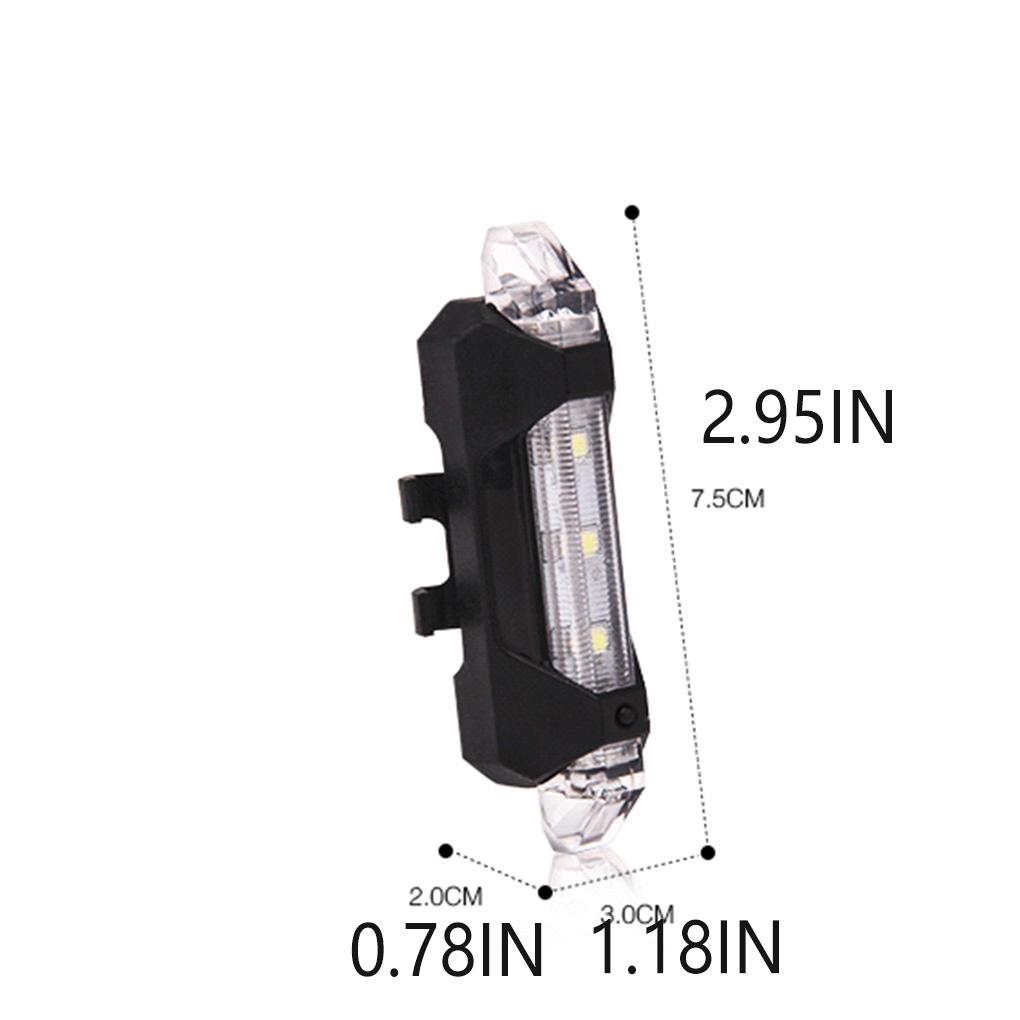 Bike Tail Light Multi Lighting Modes Rear Lamps Rechargeable Waterproof Cycling Warning Lights Household Shop Riding Accessories
