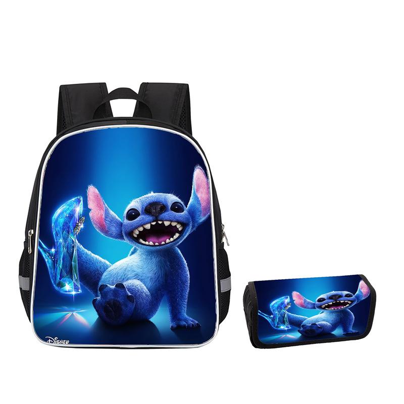 Stitch Peripheral Anime Backpack Men'S And Women'S School Bags