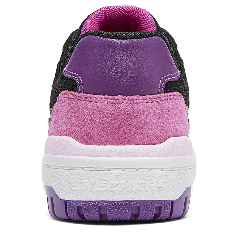 Skechers Casual Retro Versatile Color-Block Durable Low-Top Skate Shoes Kids sneaker Multicolor 310230L-BKMT