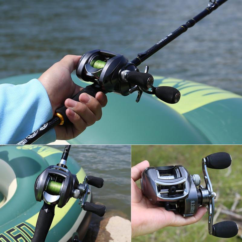 Moulinet De Pêche Spinning 5000 - 13 Roulements, Drag Avant, Métal, Neuf, Livraison Gratuite