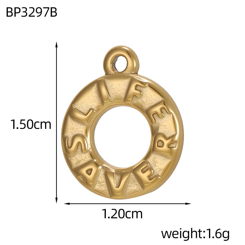 CARLIDANA Fruit Gold Plated Pineapple Avocado Strawberry Grape Pendant Stainless Steel Charms Accessories DIY Jewelry for Women