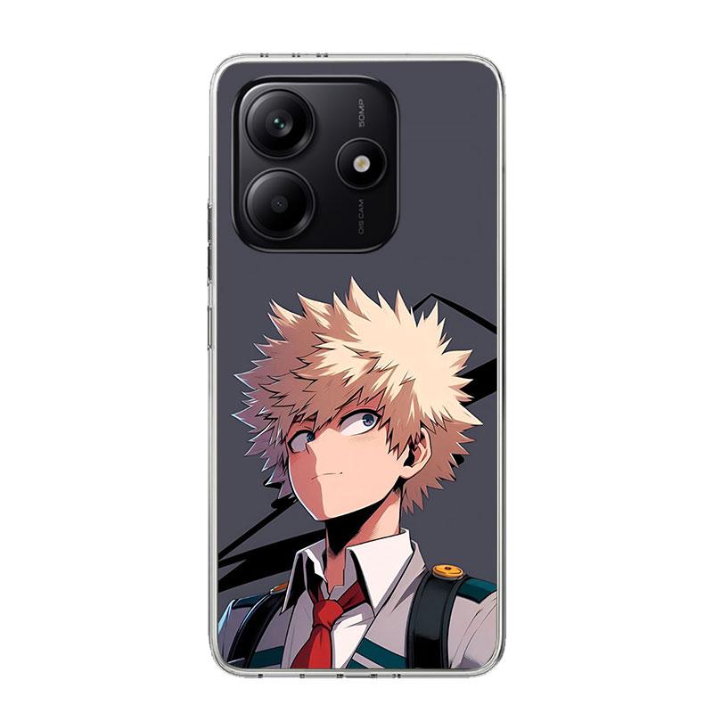 Bakugou Katsuki MHA My Hero Phone Case For Xiaomi Redmi Note 14 13 14S 12S 12 11S 11T 11E Pro Plus 10S 10 9S 9 Art Customized Co