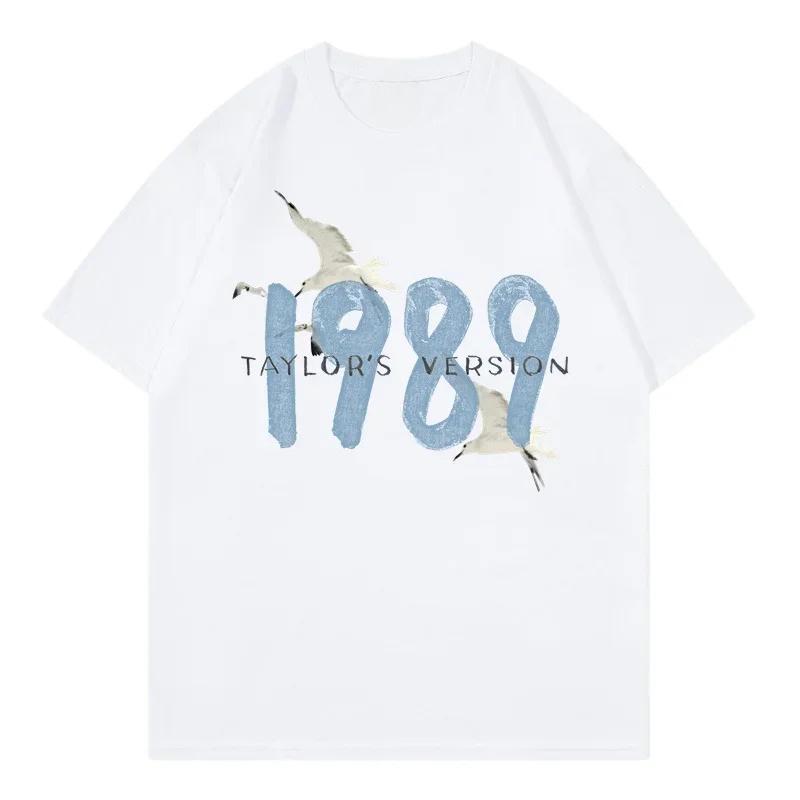 Taylor Swifts 1989 T-Shirts Men Women T Shirt Gift Fans Music Concert Short Sleeve Unisex Streetwear Clothing Oversized Tshirt