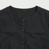 Chikita Puff Sleeveless Dress (Light Cotton) Black 252204Sbk