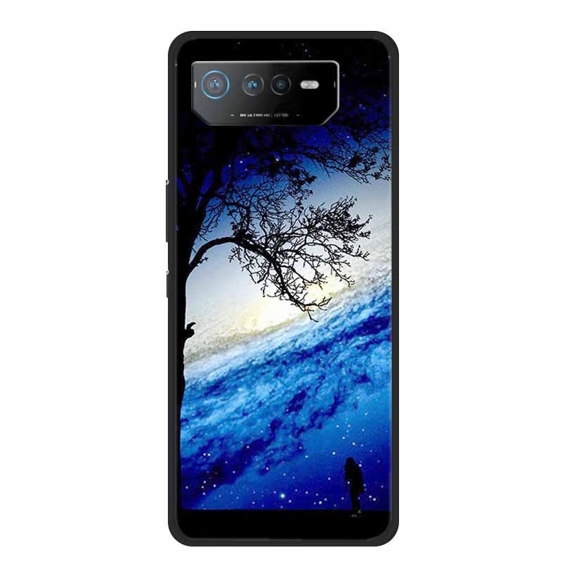 Phone Case For Asus ROG Phone 6D Ultimate Back Cover Case Black TPU Silicone Soft Coque For Asus ROG Phone 6 Pro Case Phone6 Pro