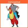 Costum haios gonflabil de cocoș găină mărime adult pentru distracție maximă