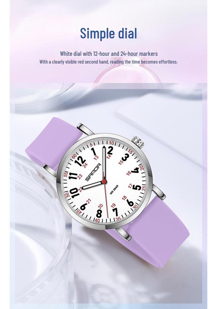 Sanda Women's Luminous Quartz Watch: Stylish, Trendy, and Bestselling Fashion Accessory
