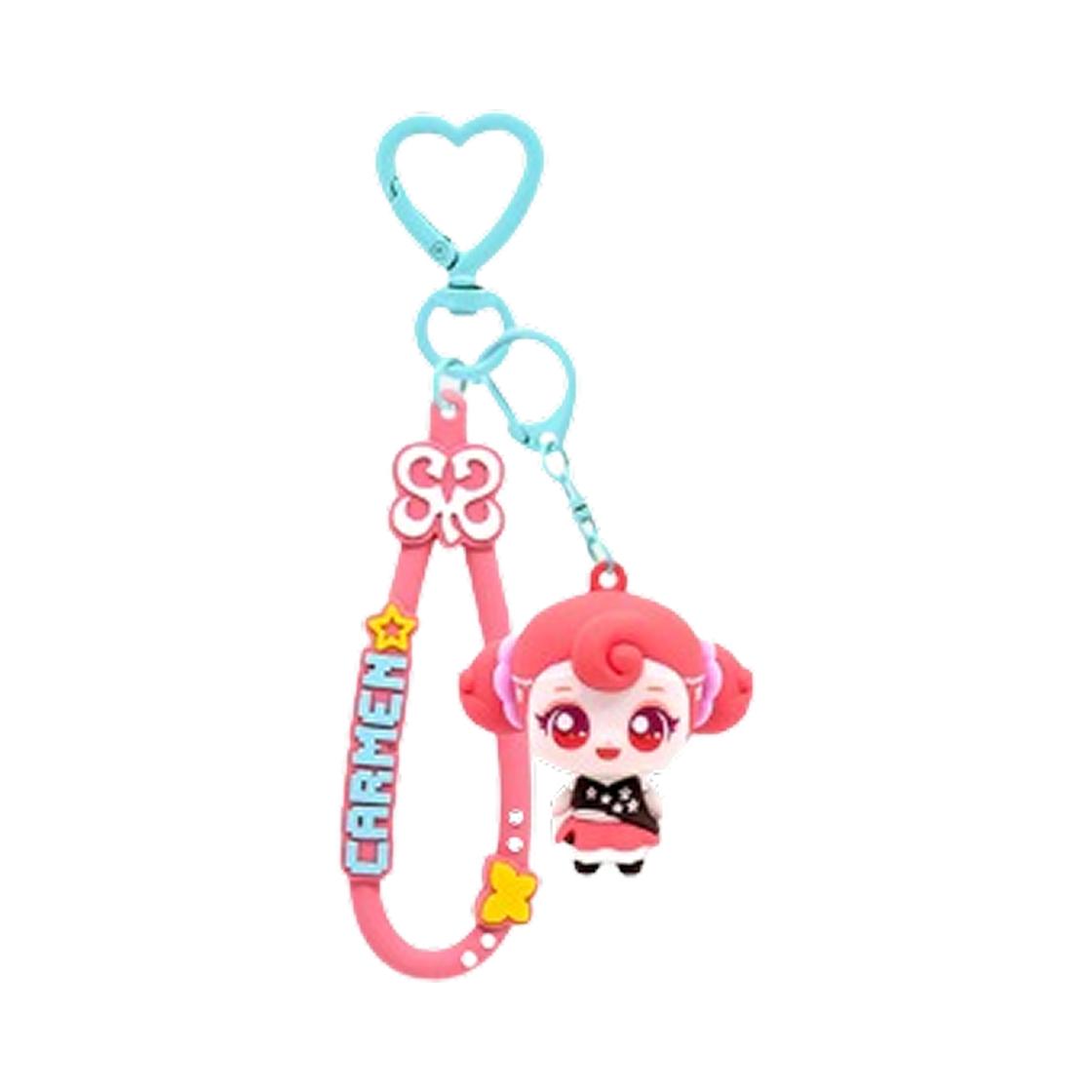 Catch! Teenieping x Hearts2hearts Figure Key Ring Carmen ONE SIZE