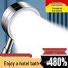 Large Water Output 304 Stainless Steel Handheld Flower Sprinkler Head with Hose Set for Bathroom.