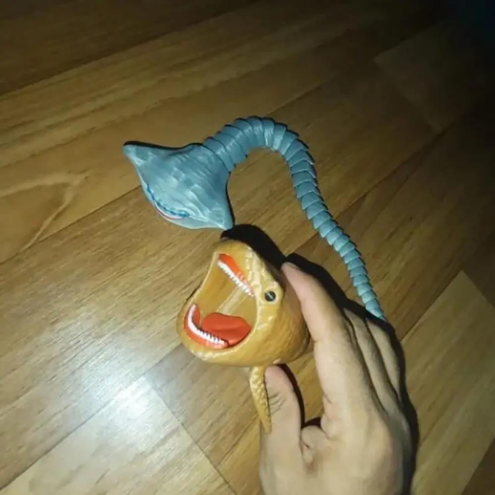3D-Druck Sea Eater Actionfigur Modell Spielzeugpuppe Weihnachtsgeschenk Gelenkbeweglich Tiefsee-Monster Figuren Dekorative Ornamente