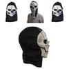 Call Of Duty Teschio Fantasma Maschera di Halloween in Lattice con Design Horror per Cosplay