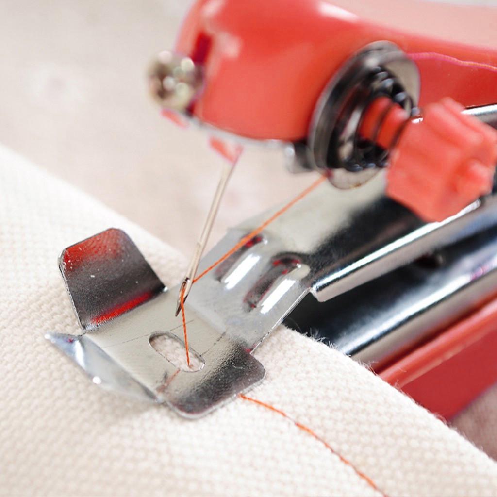 Portable Needlework Cordless Hand-Held Clothes Fabrics Sewing Machine