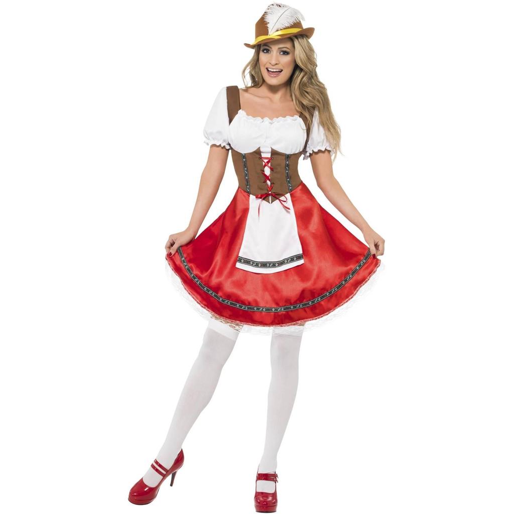 Smiffys Womens/Ladies Bavarian Wench Costume Dress Set