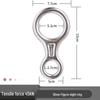 Aluminum Alloy Figure 8 Descender Belay Device - Lightweight & Durable for Fast Outdoor Descent