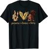 NEW LIMITED Peace Love Locs Black History Month African Woman T-Shirt S-5XL