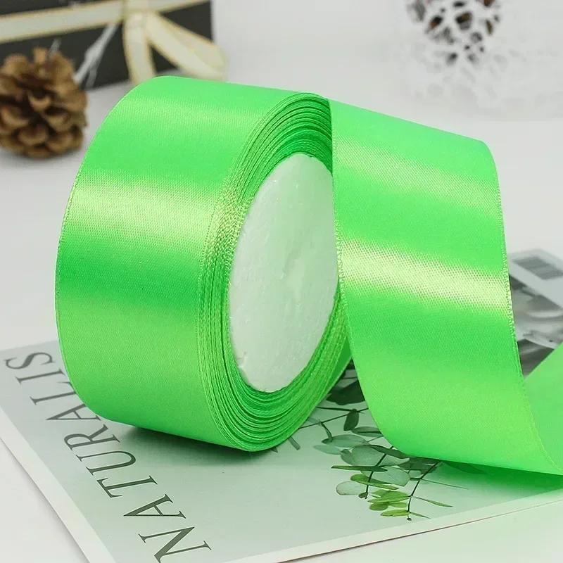1 Volume 22 Meters Silk Satin Ribbons for Crafts Bow Handmade DIY Gift Wrap Party Wedding Decorative 6/10/15/20/25/40/50mm Tape