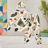 Girls Hooded Long Sleeve Printed Two Piece Set Kangaroo Pocket Cuffed Pants