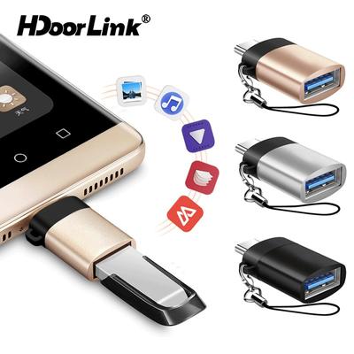 HdoorLink Micro USB OTG Adapter USB3.0 To Type C Data Sync To Flash Drive Mouse Connector for Android Phone