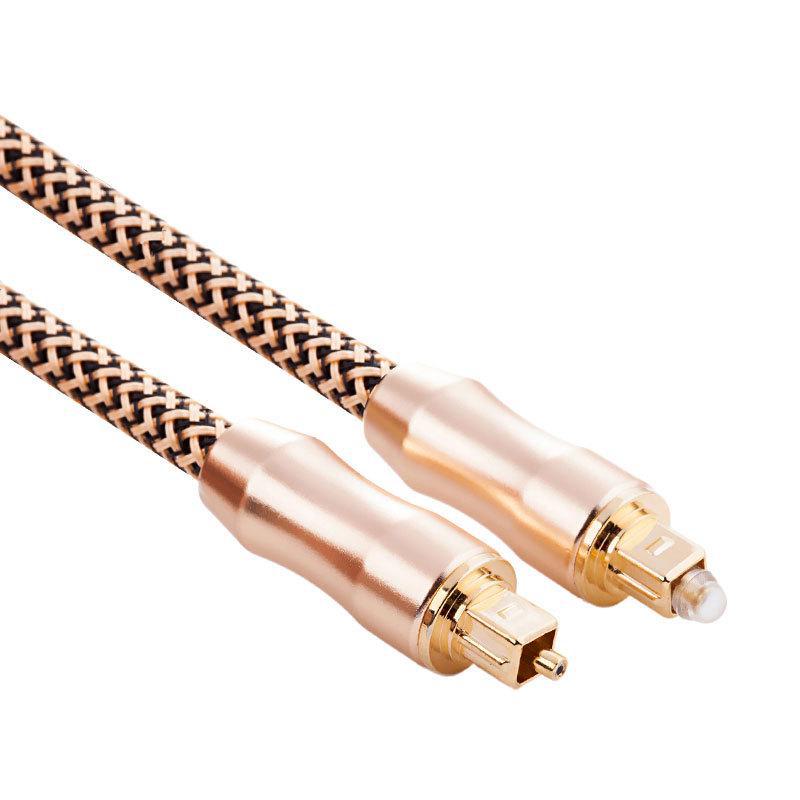 

Кабель TOSLINK 1м Оптичний для Аудіо/Проектора/DVD 1 meter золотий