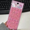3D Sanrio  Square Stickers Anime Phone Laptop Luggage Decoration Creative Diy Rhinestone Decal Kids Toys Cartoon Gift