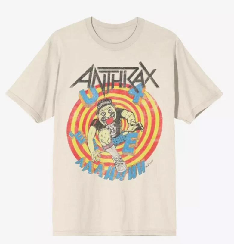 Official ANTHRAX Step Inside Euphoria Double Sided Tour T-Shirt XL NWT 2XL
