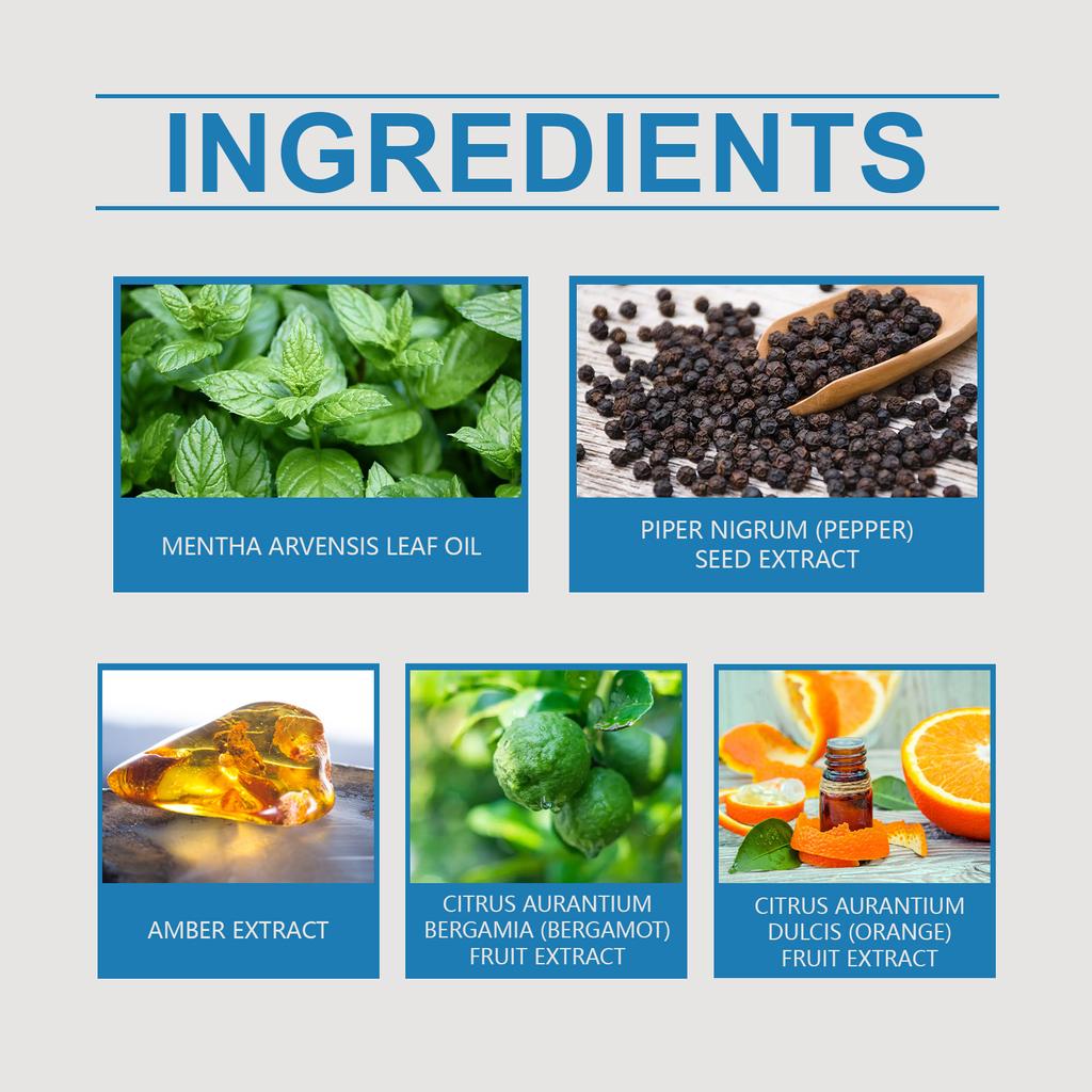 Mint Cologne Spray Lasting Fresh Charm Amber Fresh Elegant Perfume50ML