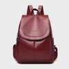 Women's Genuine Leather Anti-Theft Fashion Backpack - Versatile, Multifunctional, and Elegant Design.