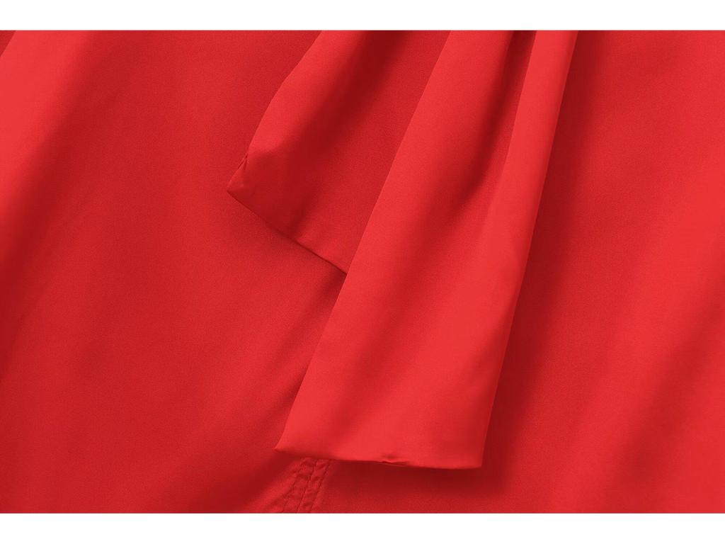 2024 Women's Winter Fashion: European-American Style Bow Shirt