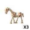 Halloween Decorative MOC Building Blocks Pumpkin Carriage Tombstone Skeleton Flame Horse Accessories Elf House Bricks Toys Gifts