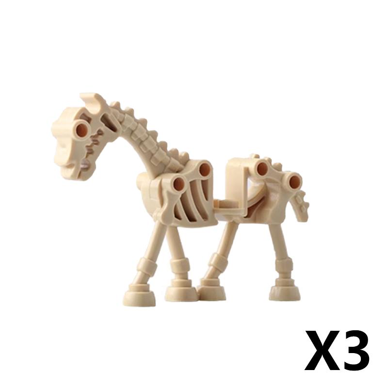 Halloween Decorative MOC Building Blocks Pumpkin Carriage Tombstone Skeleton Flame Horse Accessories Elf House Bricks Toys Gifts