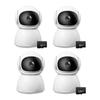 Full Coverage Home Surveillances Camera High-Definition Resolution Mobile App Control Durable ABS Design Indoor Surveillances