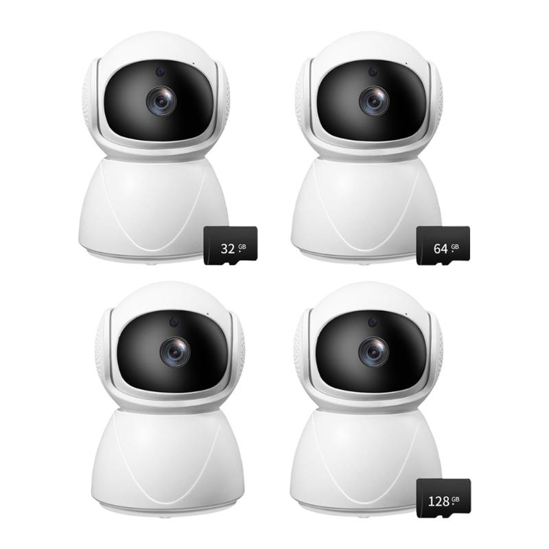 Full Coverage Home Surveillances Camera High-Definition Resolution Mobile App Control Durable ABS Design Indoor Surveillances