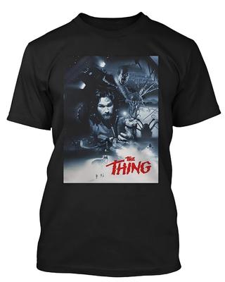 The Thing 1982 Movie Poster Black T-Shirt