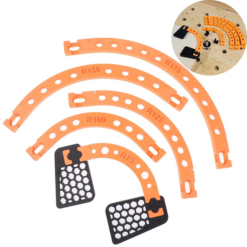 

Woodworking Round Corner Radius Template Set Inside Outside Corner Radius Routing Templates Aluminium Locator Template 1Set