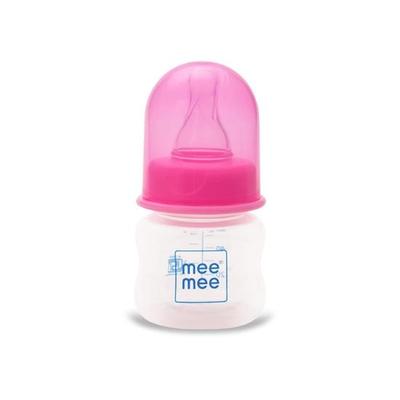 Mee Mee Premium Butelka do karmienia z technologią Eazy-Flow, Zawór antykolkowy, Butelka do karmienia dla niemowląt i małych dzieci bez BPA(Różowy, 60ML)