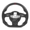 Carbon Fiber Steering Wheel Suede Fit for B8.5 RS3 RS4 RS5 RS6 S7 RS7 2013‑2016