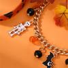 Halloween Beaded Bracelets Set  Pumpkin Skull Bracelets for Women Jewelry Gift